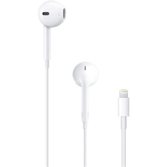 Apple EarPods Headphones with Lightning Connector. Microphone Built-in Remote